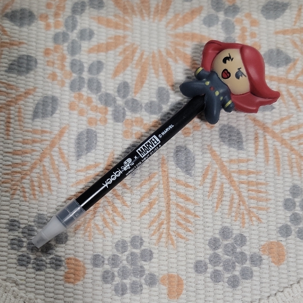 Yoobi × Marvel Limited Edition Black Widow Kawaii Pen Black Ink